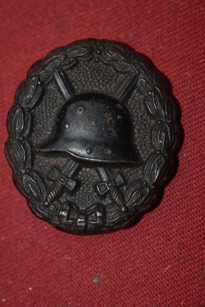 WW1 IMPERIAL GERMAN BLACK WOUND BADGE