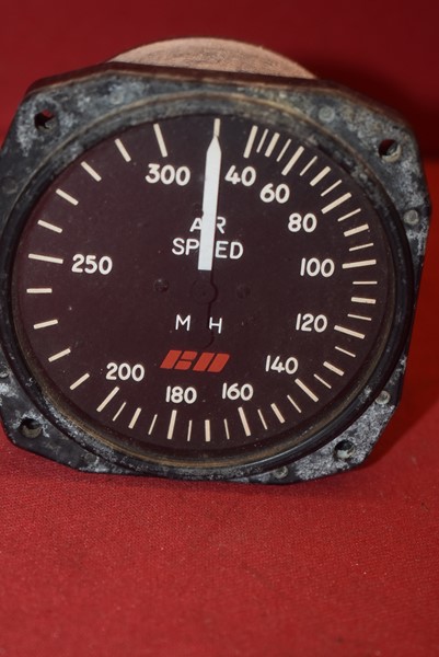 AIRCRAFT AIR SPEED INDICATOR BY GH 0-300 MPH