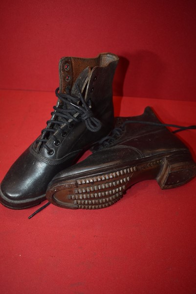 WW2 GERMAN HITLER YOUTH ANKLE BOOTS-SOLD