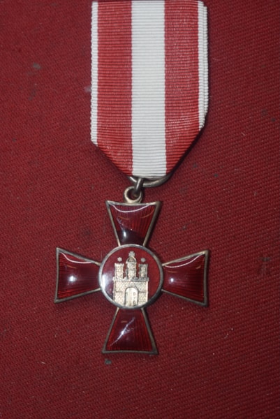 WW1 GERMAN IMPERIAL HANSEATIC CROSS HAMBURG