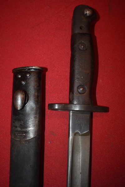 WW1 BRITISH/AUSTRALIAN PATTERN 1907 BAYONET FOR THE .303 RIFLE-SOLD