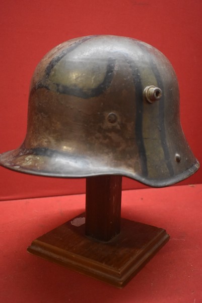 WW1 GERMAN M18 CAMO COMBAT HELMET-SOLD