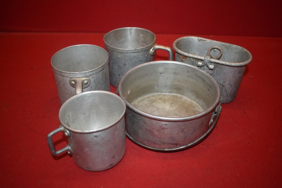 WW2 GERMAN SOLDIERS FIELD MUGS AND POTS ETC-SOLD