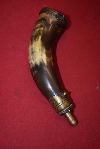 NAPOLEONIC/GEORGIAN PERIOD POWDER HORN-SOLD