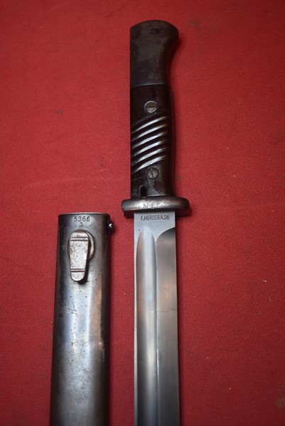 WW2 GERMAN K98 BAYONET BY HERDER-SOLD