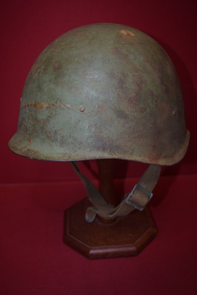 WW2 RUSSIAN SSH-40 COMBAT HELMET-SOLD