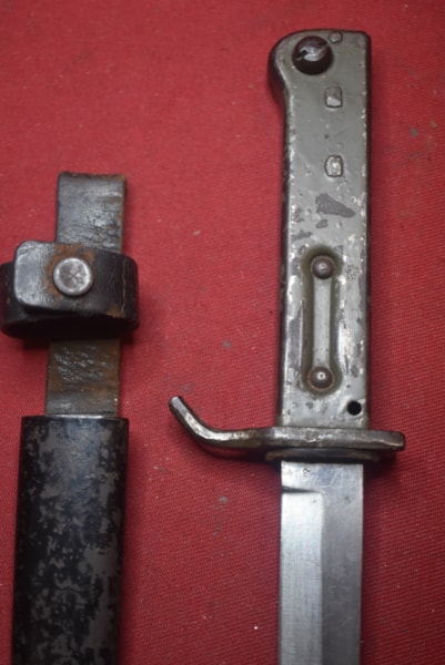 RARE WW1 IMPERIAL GERMAN ERSATZ TRENCH FIGHTING KNIFE.