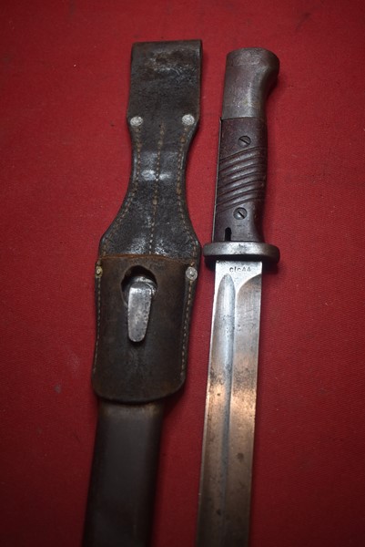 WW2 GERMAN K98 BAYONET AND FROG CLC 44-SOLD