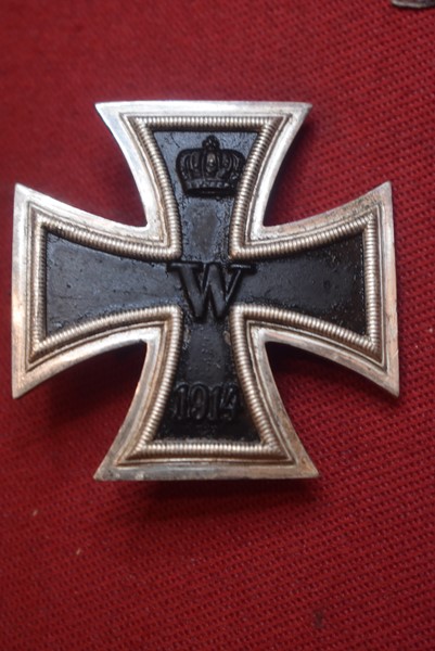 WW1 IMPERIAL GERMANY IRON CROSS FIRST CLASS BY WILLIAM DEUMER-SOLD