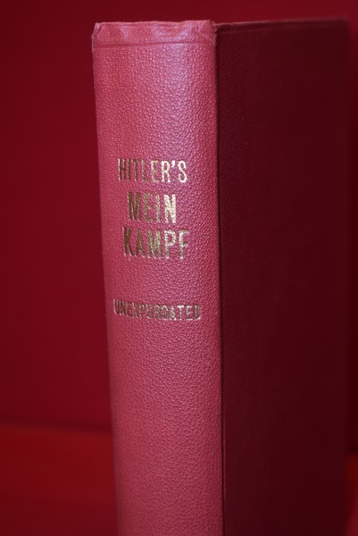 GERMAN BOOK ADOLF HITLERS "MEIN KAMPF" UNEXPURGATED VERSION IN ENGLISH-SOLD