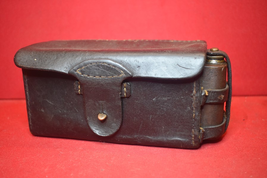RARE WW2 JAPANESE TYPE 30 REAR AMMO POUCH WITH OILER BOTTLE-SOLD