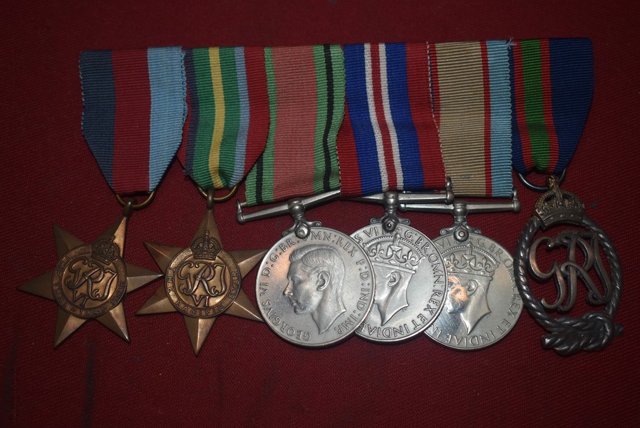 WW2 AUSTRALIAN RANVR OFFICER MEDAL GROUP-SOLD