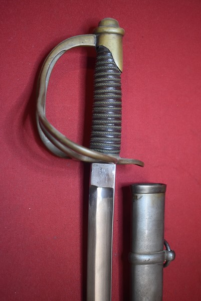 US CIVIL WAR HEAVY CAVALRY SWORD BY AMES 1862-SOLD JB