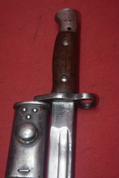 WW1 303 BAYONET BY SANDERSON WITH ARAB ISSUE MARKS DATED 1916.