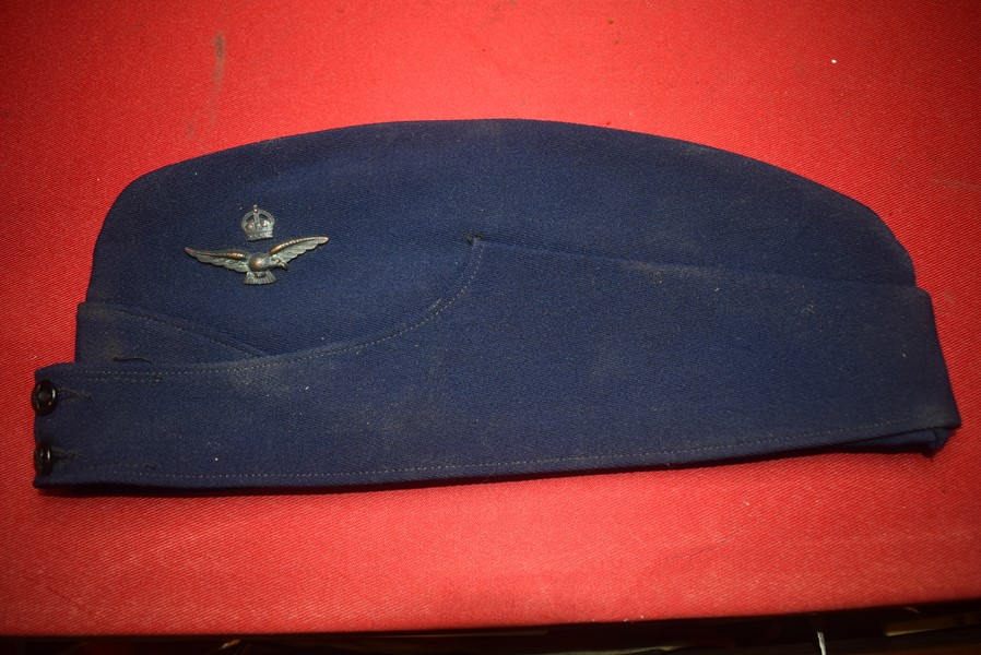 WW2 AUSTRALIAN RAAF OFFICERS SIDE CAP