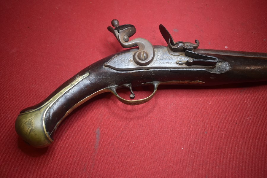 FLINTLOCK PISTOL IN NEED OF REPAIR-SOLD