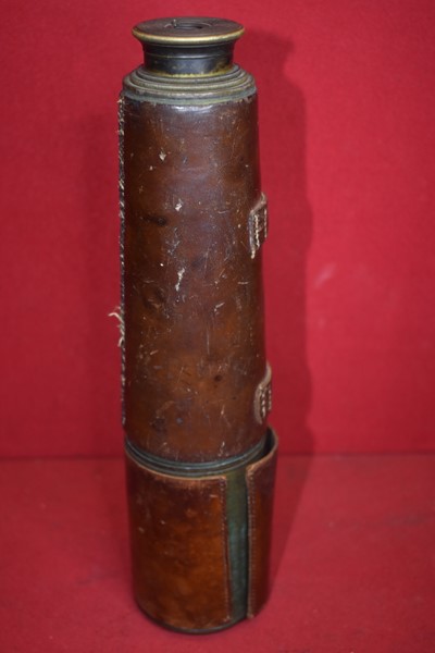 WW1 PERIOD BRITISH 3 DRAW TELESCOPE DATED 1911-SOLD