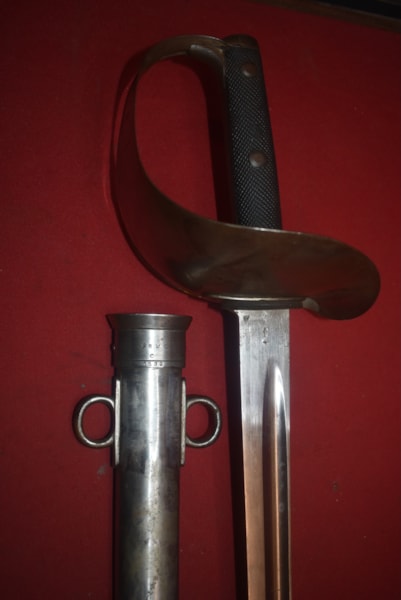 RARE AUSTRALIAN PRE-FEDERATION NEW SOUTH WALES 1899 PATTERN CAVALRY SWORD-SOLD