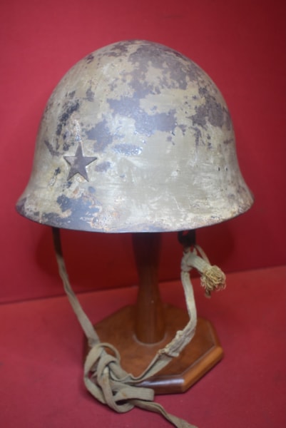WW2 JAPANESE SOLDIERS HELMET-SOLD.