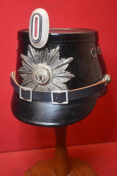 GERMAN PRE WW2 PERIOD BERLIN POLICE SHAKO