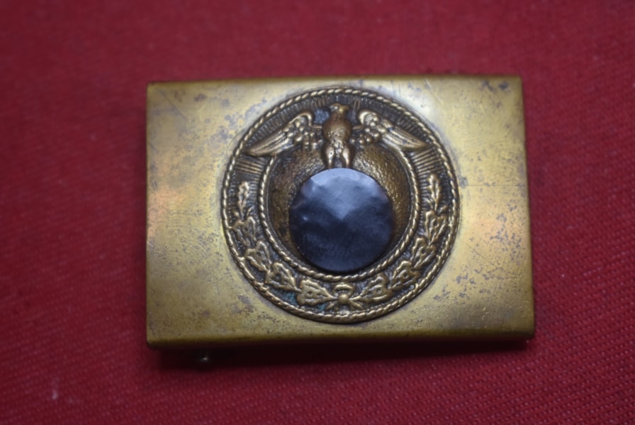 WW2 GERMAN SA, SS, NSKK, NSBO AND POLITICAL BELT BUCKLE.b