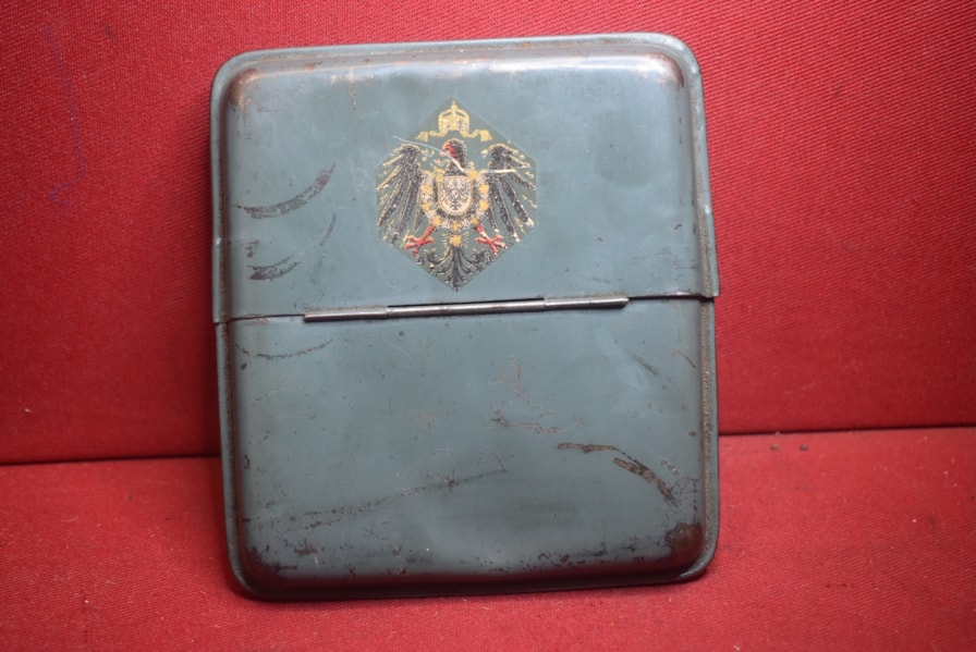 WW1 IMPERIAL GERMAN CIGAR TIN