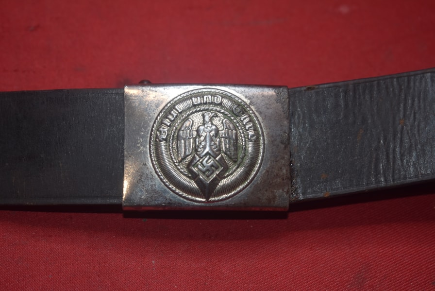 WW1 GERMAN HITLER YOUTH BELT AND BUCKLE.b-SOLD