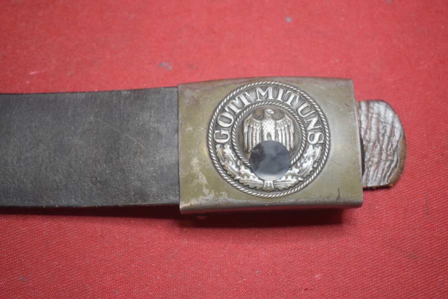 WW2 GERMAN ARMY BELT AND BUCKLE-SOLD