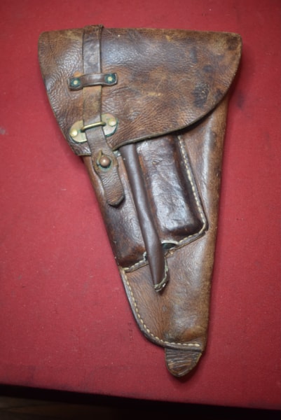 WW2 SWEDISH ARMY ISSUE HOLSTER FOR THE LAHTI L35 HUSQUARNA M40 PISTOL