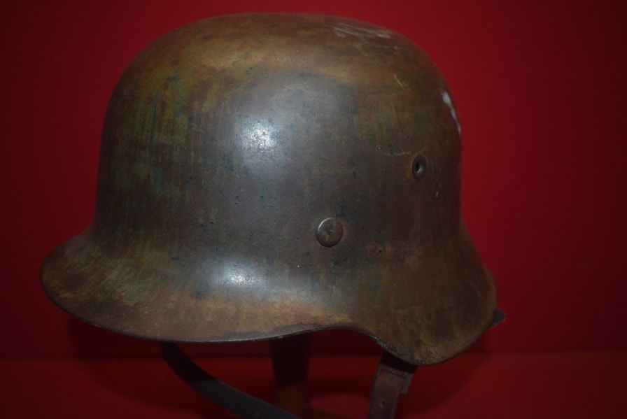WW2 GERMAN M42 HELMET-SOLD.