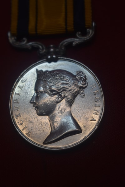 BRITISH SOUTH AFRICA MEDAL 1853 TO 1st BATTALION RIFLE BRIGADE