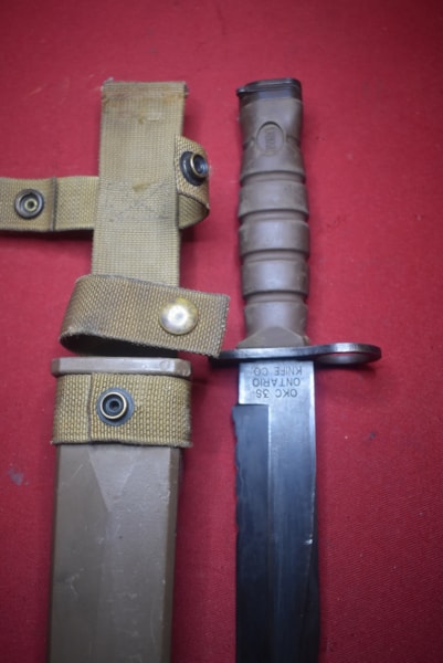IRAN/AFGHAN WARS USMC OKC-3S BAYONET/FIGHTING KNIFE VETERAN BRING BACK-SOLD LS