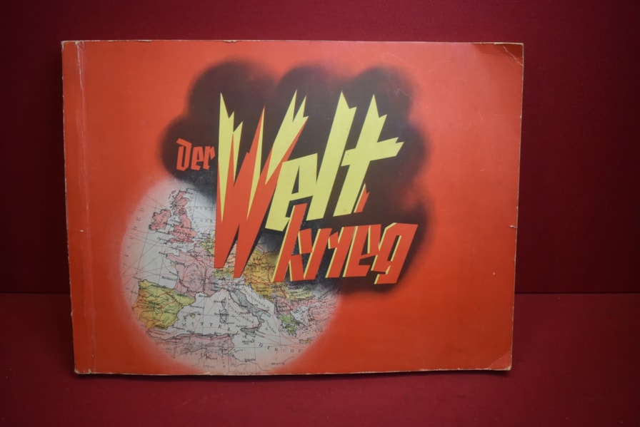 WWI GERMAN CIGARETTE BOOK DER WELTKRIEG