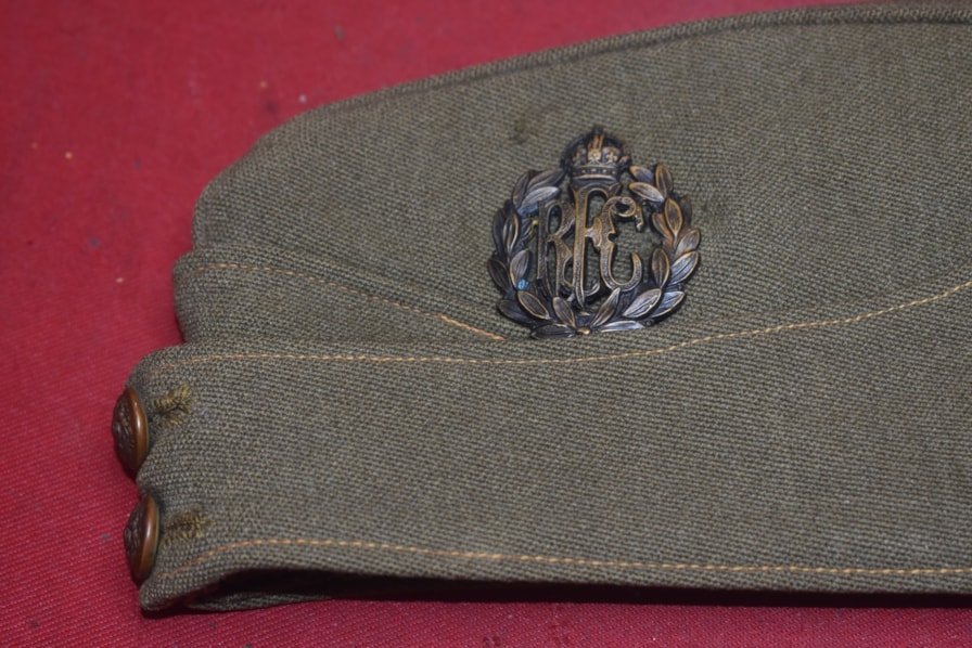 WW1 ROYAL FLYING CORPS OFFICERS SIDE CAP