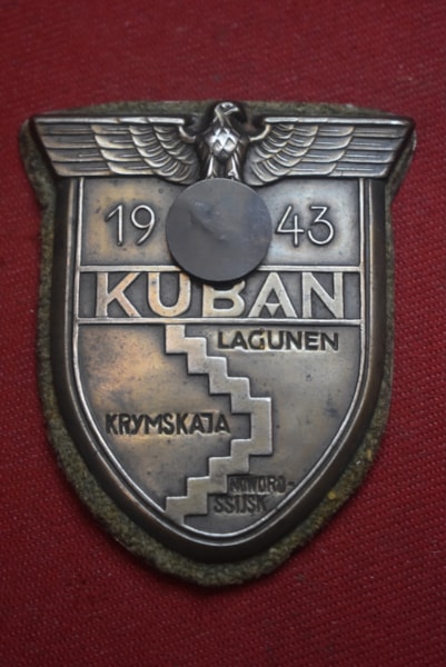 WW2 GERMAN ARMY KUBAN SLEEVE SHIELD-SOLD