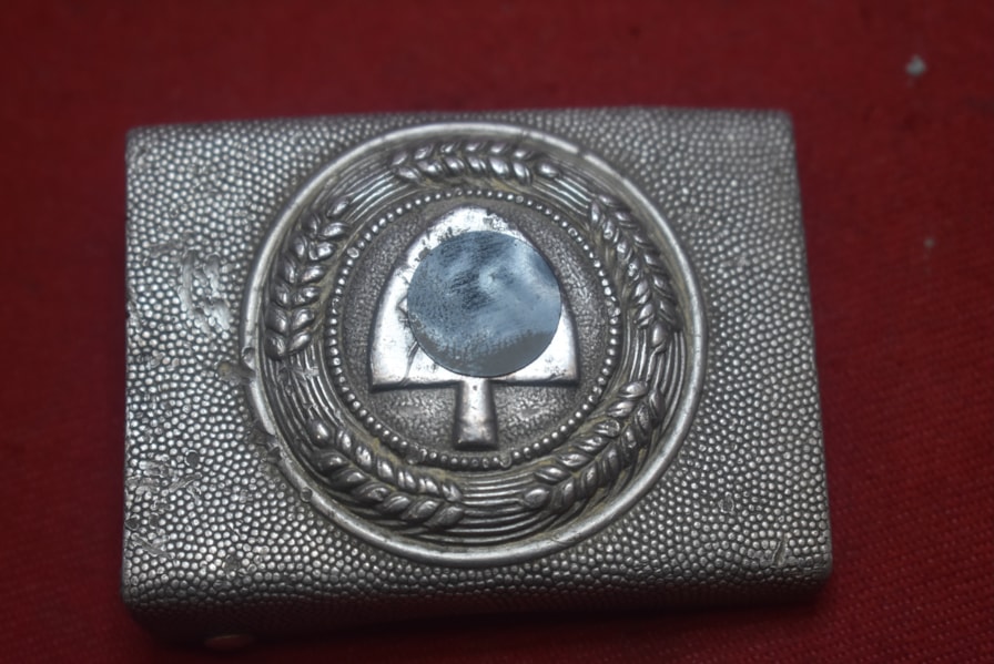 WW2 GERMAN RAD BELT BUCKLE-SOLD MG