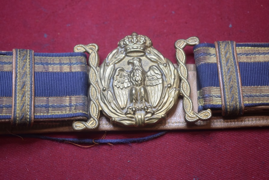 WW2 ITALIAN ARMY OFFICERS DRESS BELT