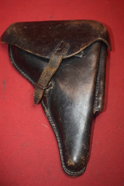 WW2 GERMAN LUGER HOLSTER WAFFENAMPT MARKED-SOLD MG