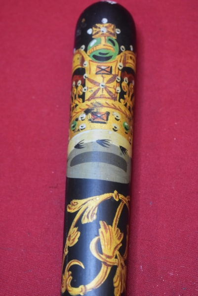 VICTORIAN PERIOD POLICE CONSTABLES PAINTED TRUNCHEON