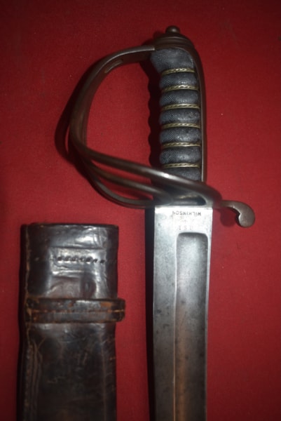 PATTERN 1821 WW1 ISSUED INDIAN ARMY CAVALRY SABRE BY WILKINSON - SOLD