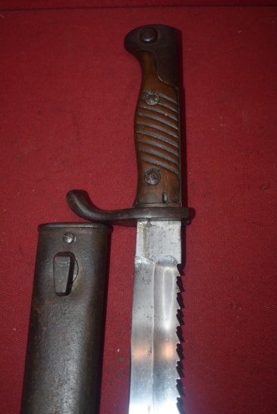 WW1 GERMAN 98/05 SAWBACK BUTCHER BAYONET.