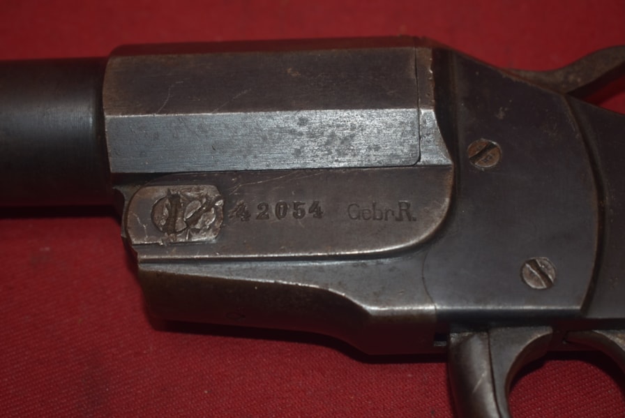 WW1 GERMAN M1894 HEBEL FLARE GUN (LEUCHPISTOLE)