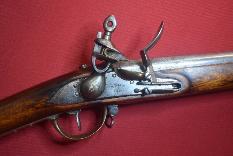 RARE CRIMEA WAR RUSSIAN 1828 FLINTLOCK MUSKET DATED 1843