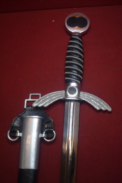 WW2 GERMAN LUFTWAFFE OFFICERS SWORD BY HELBEIG -SOLD