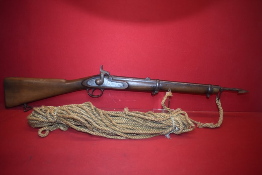 RARE BRITISH VICTORIAN ERA PERCUSSION WHALING HARPOON GUN BY BARNETT LONDON