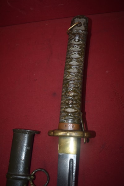 WW2 JAPANESE NCO SWORD NON MATCHING NUMBERS-SOLD