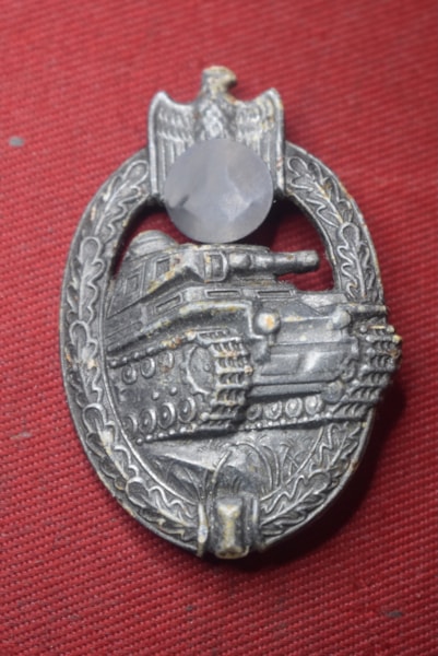WW2 GERMAN PANZER ASSAULT BADGE BY AS (ADOLF SCHOLZE)-SOLD